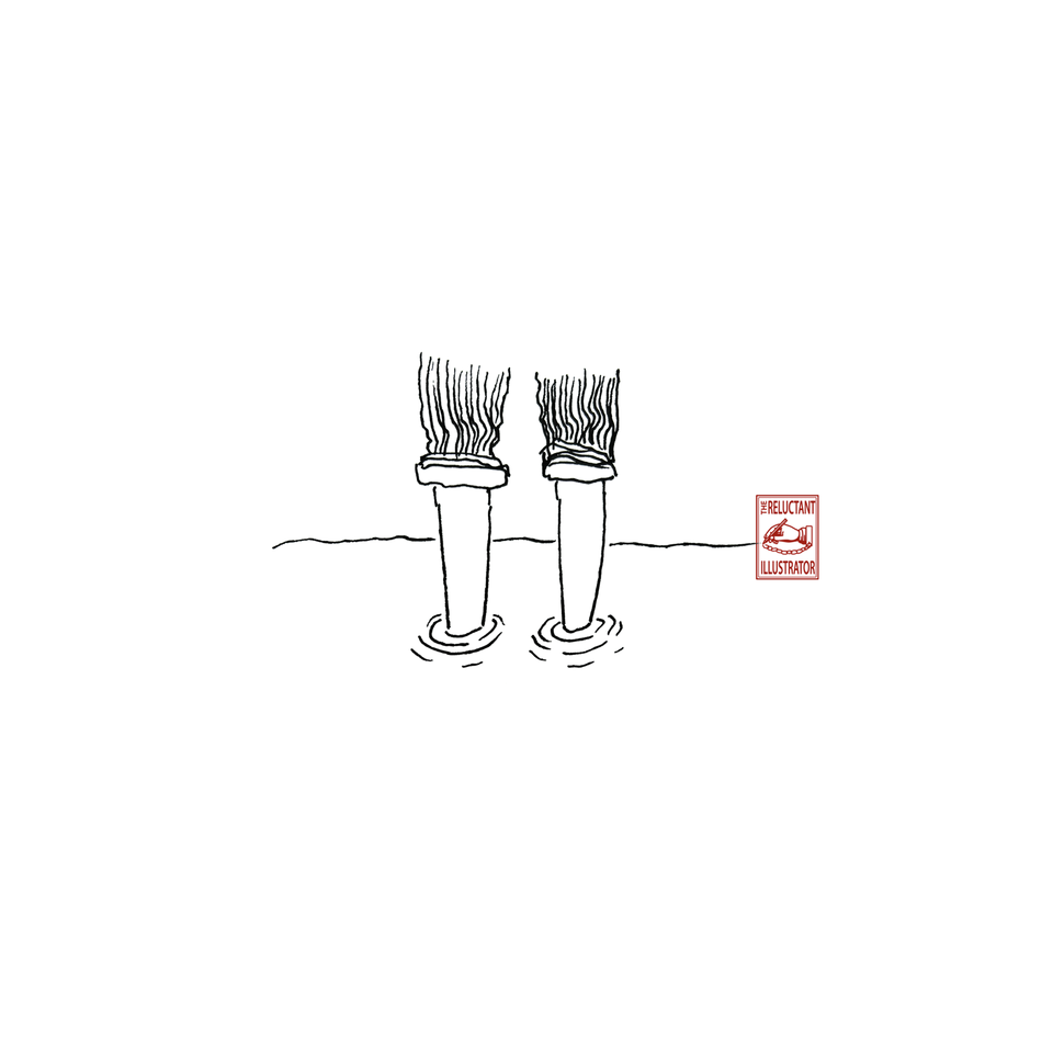 ...wading (back) in
